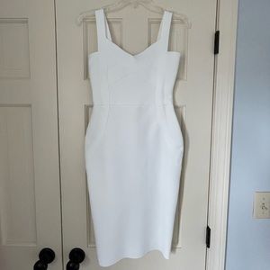 Small white bandage dress